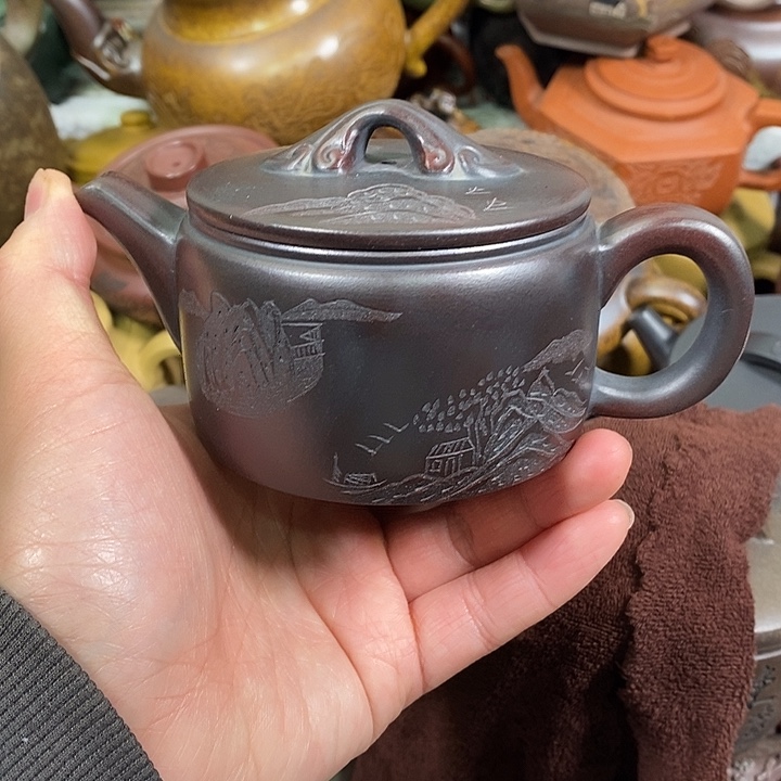 茶壶紫砂微瑕微瑕