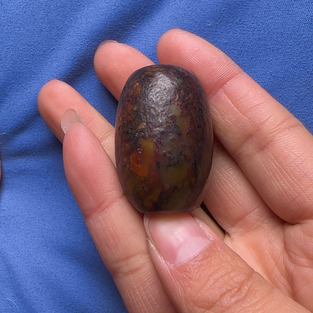 岫岩河磨玉（透闪石质玉）颈饰未镶嵌