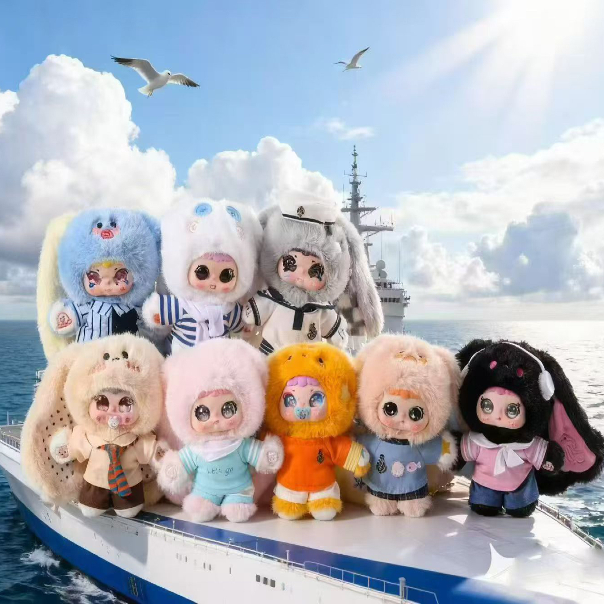 【默认代拆】小公主潮客JiiMo航海日志系列毛绒