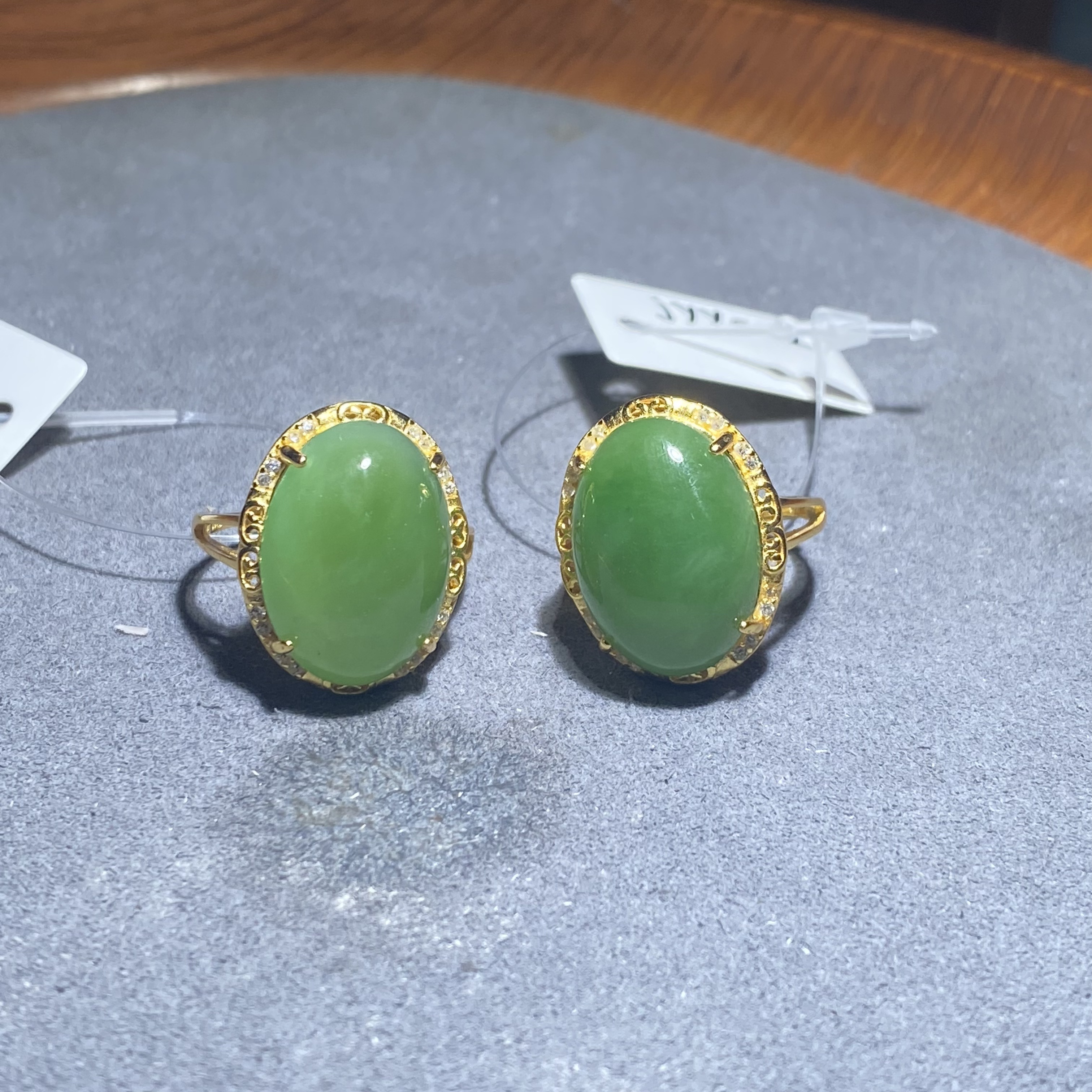 【张老斯珠宝】天然和田玉戒指jyy002（多样性发货 拍一发一）