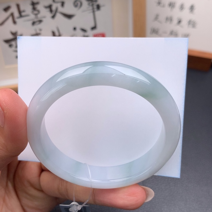 翡翠手镯未镶嵌翡翠手镯55圈口