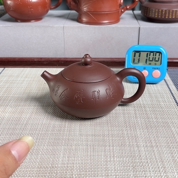 壁***虎茶壶紫砂宜兴原矿泥料手工紫砂壶