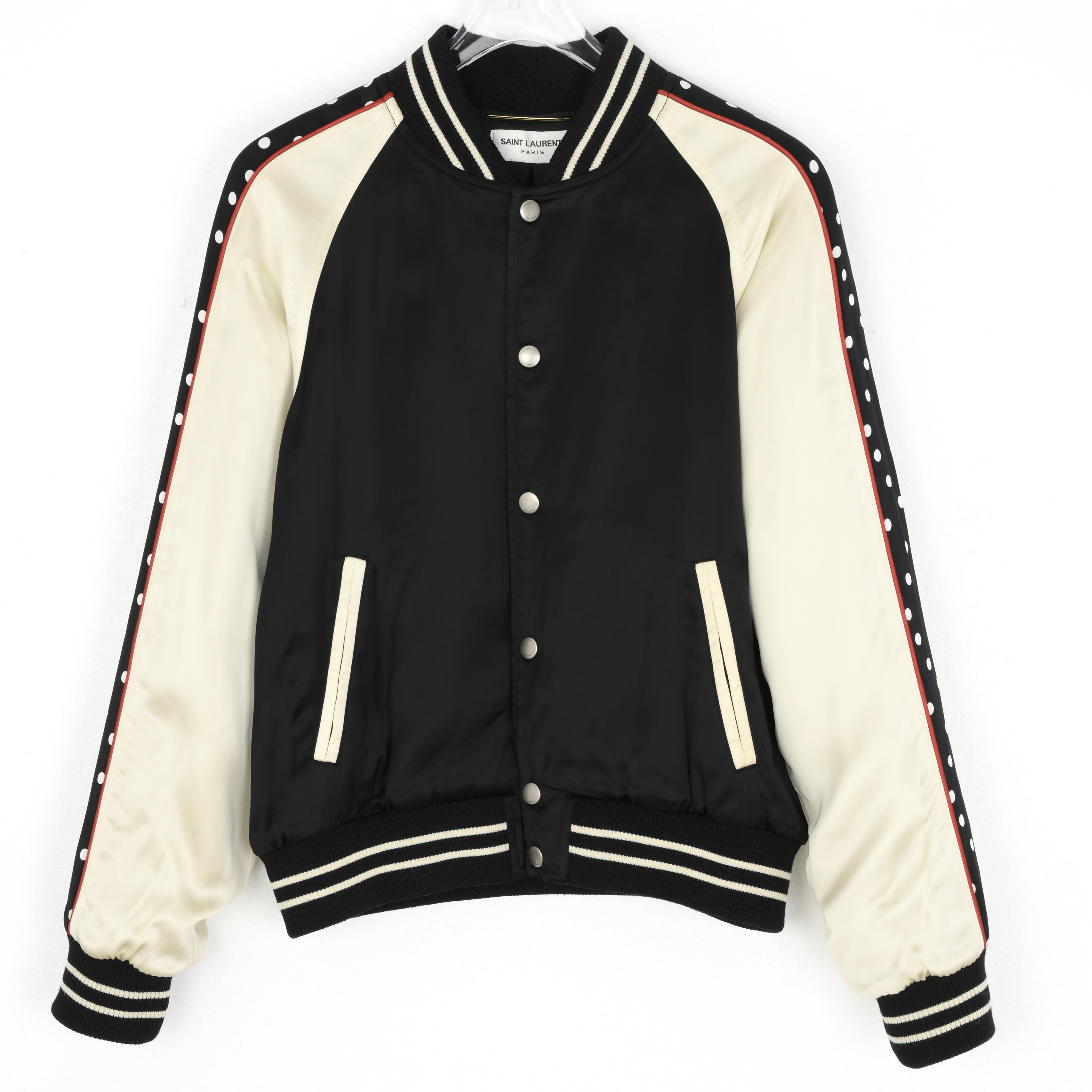 Saint Laurent圣罗兰 女士薄绒夹克棒球服 688148 Y161W 1000