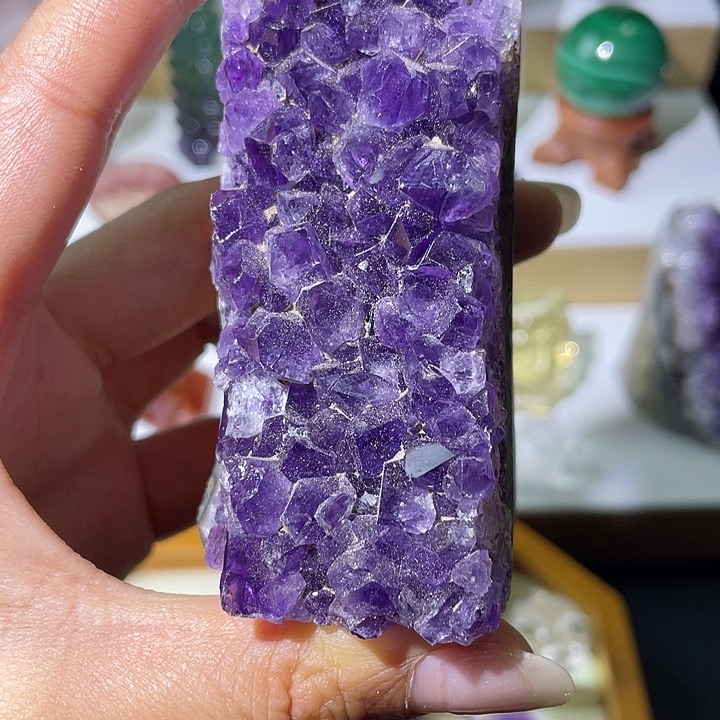 微***晞银S925镶嵌紫晶珠宝半成品