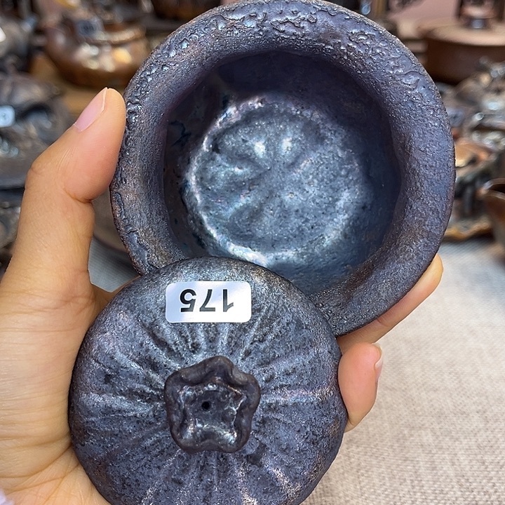 裸柴烧陶瓷手工茶器