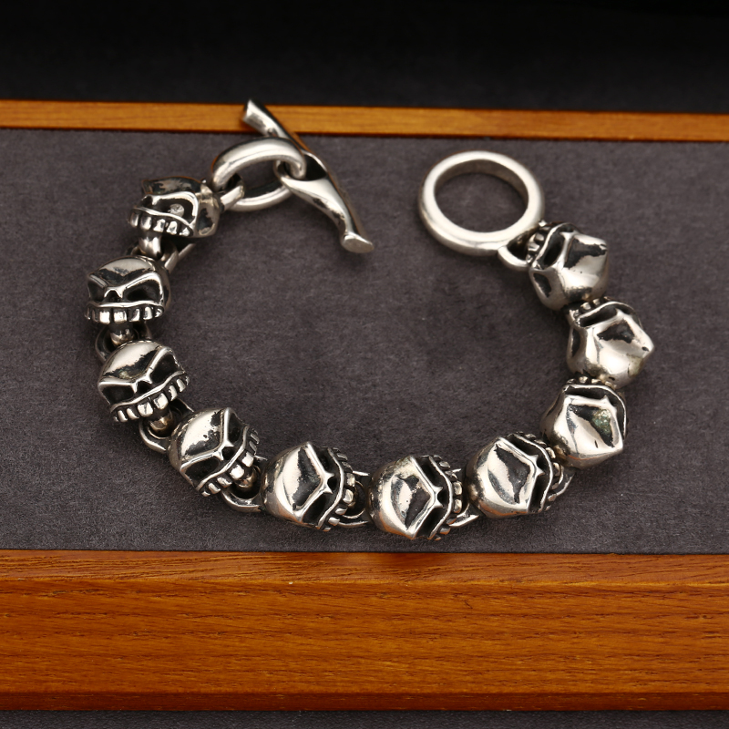 链子925银 时尚轻奢气质调皮骷髅项链