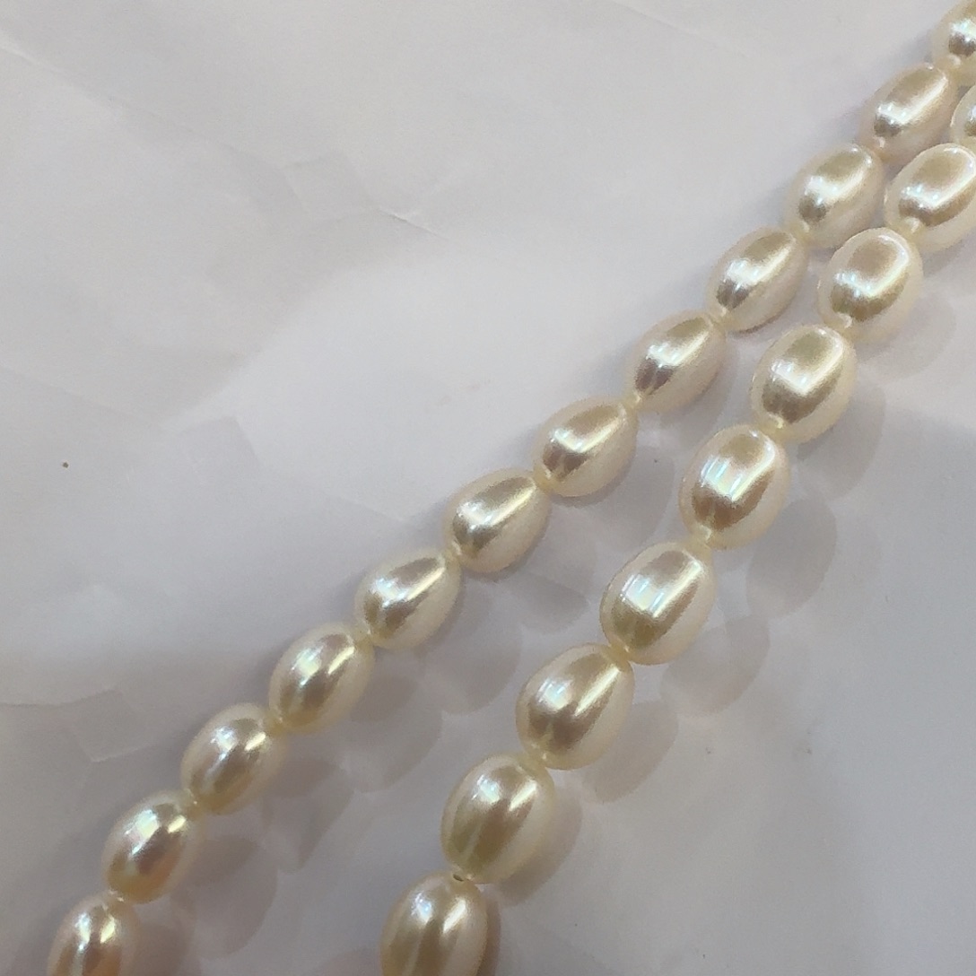 淡水珍珠项链银S925镶嵌e****n