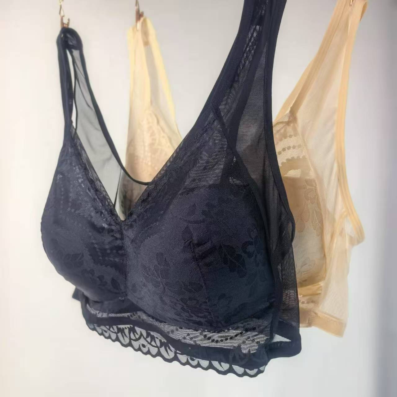 薄款前扣款法式美背文胸后扣式青年女性成人