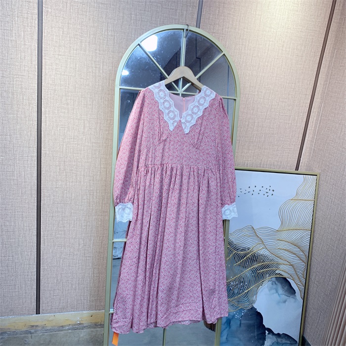 AA270粉色孕妇裙子90-125