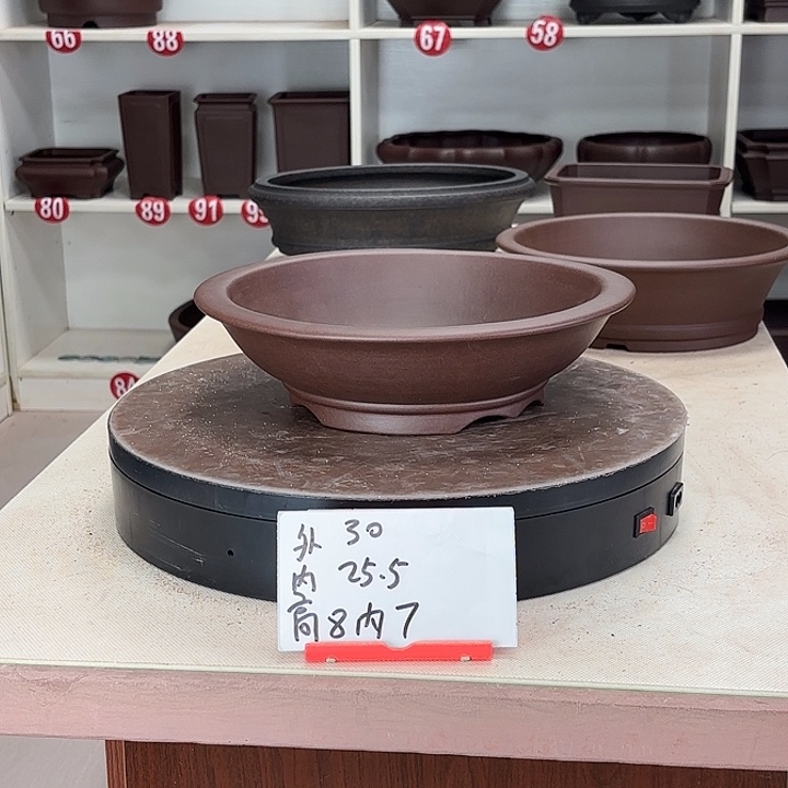 花盆紫砂下线小圆