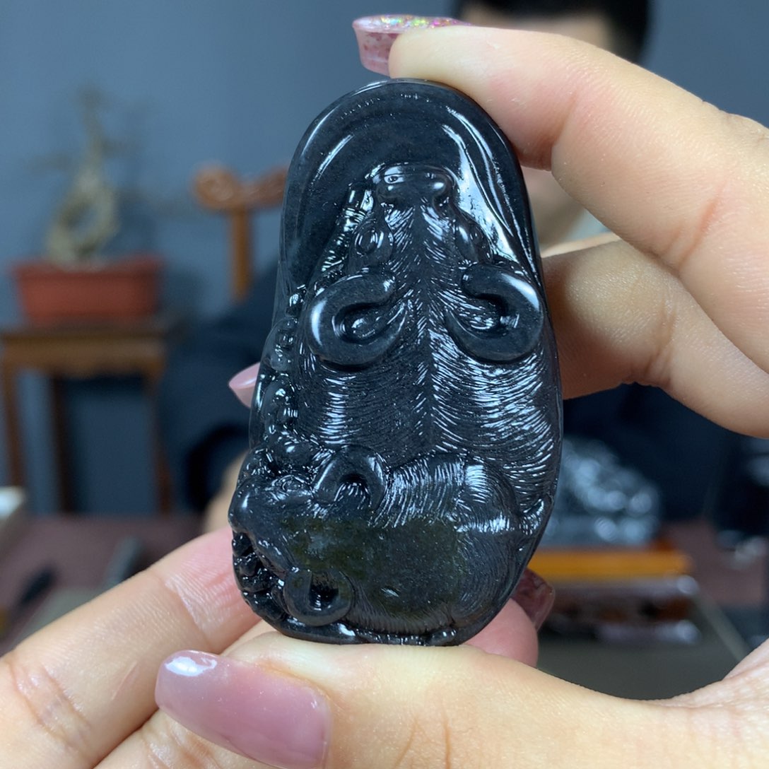 和田玉把件未镶嵌