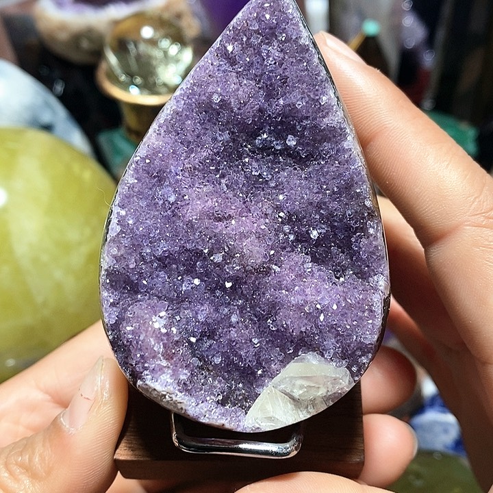 【闪购商品】紫晶珠宝半成品银S925镶嵌紫水晶
