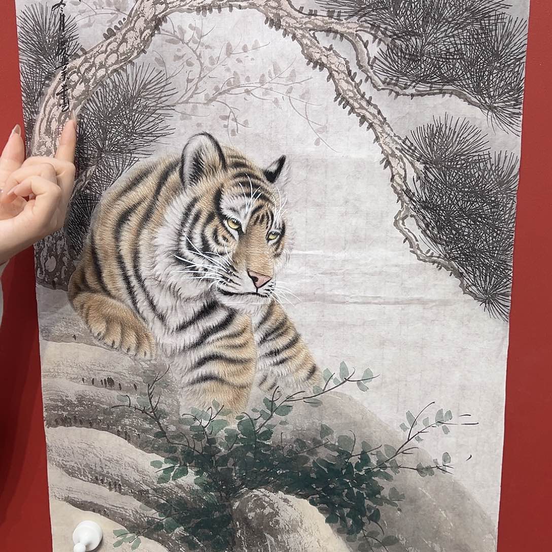 国画赵庆业老师国画作品月