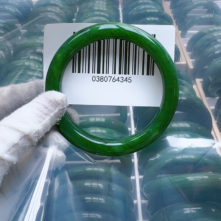 和田玉（碧玉）手镯未镶嵌60