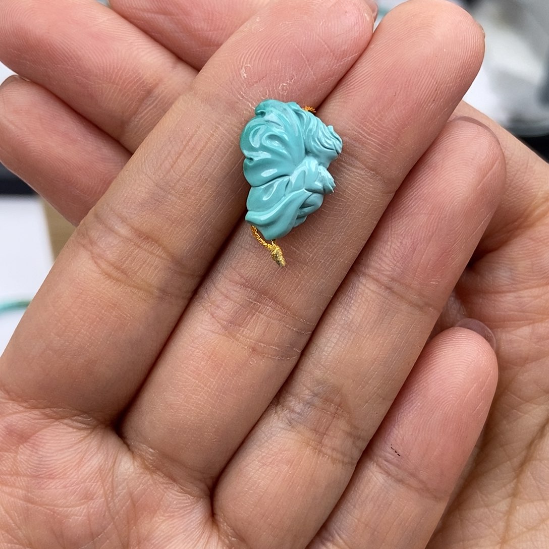 绿松石未镶嵌珠宝奇石