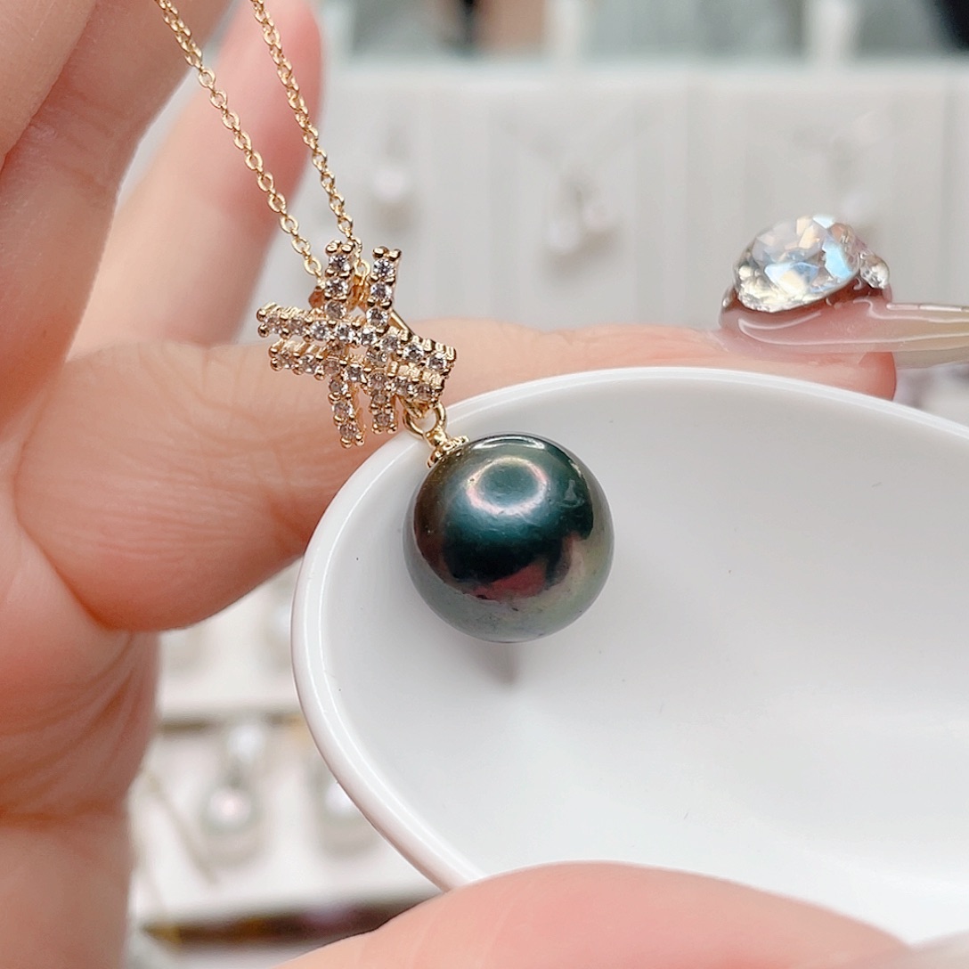 合金吊坠(赠链)淡水珍珠