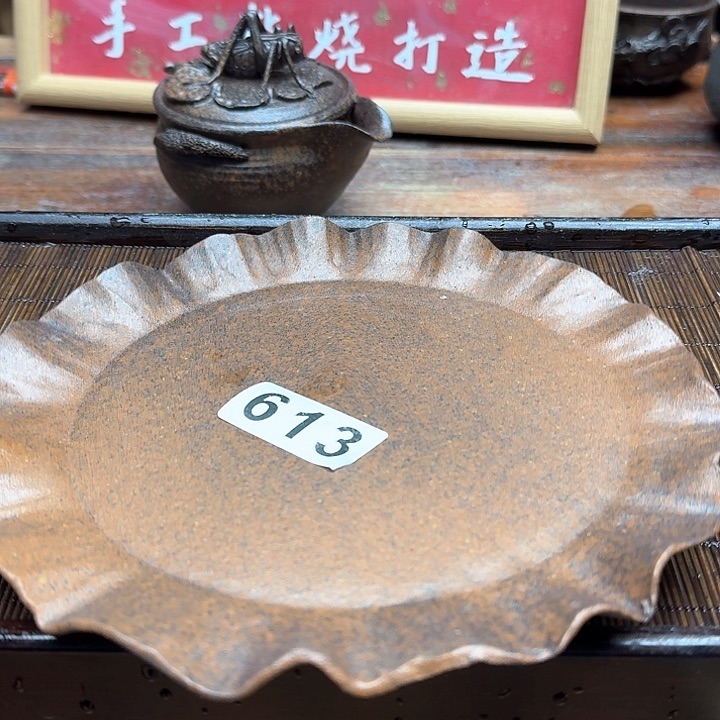 纯手工制作粗陶茶具