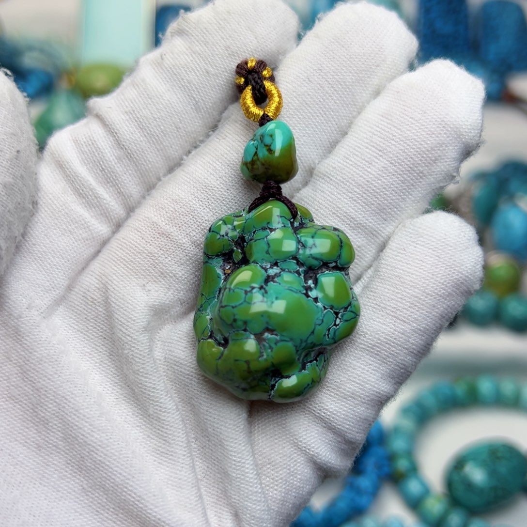 绿松石珠宝奇石未镶嵌