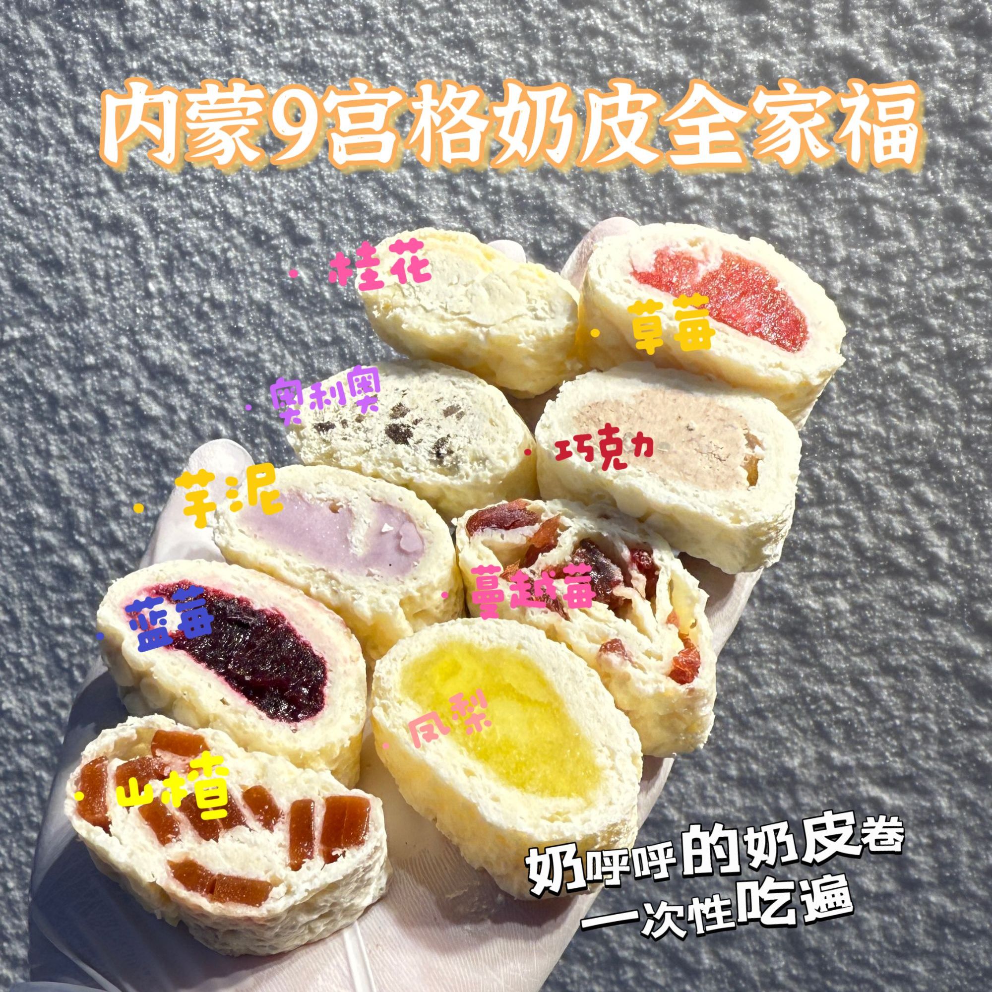 奶皮卷9宫格 全家福