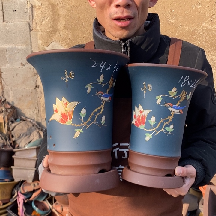 紫砂花盆紫砂艺术学院的