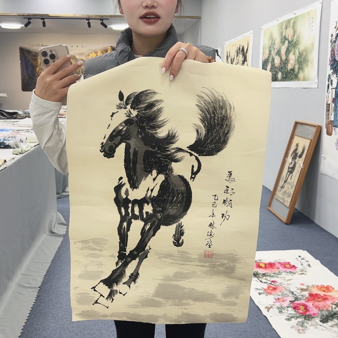国画国画作品宣纸纯手绘