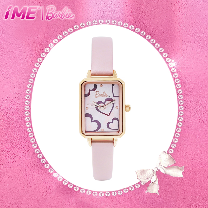 IME【barbie芭比联名 官方正品】气质时尚复古腕表