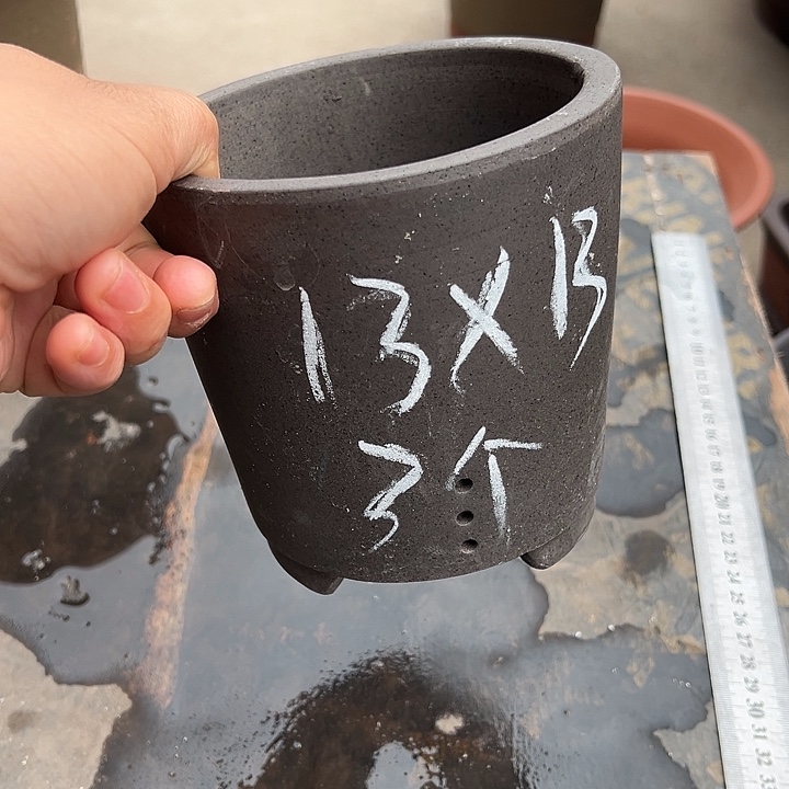 紫砂花盆透气花盆