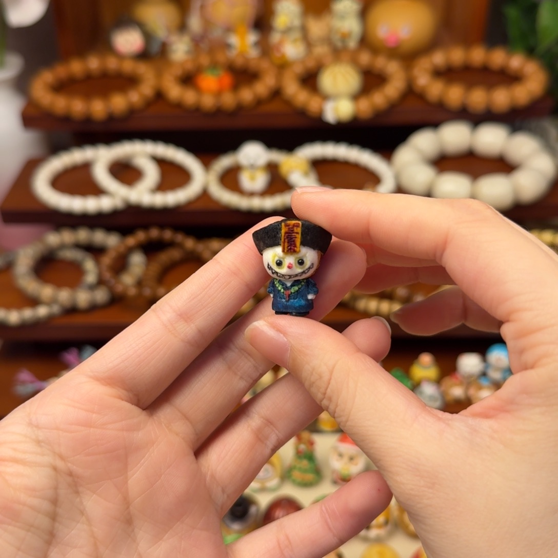 猴头核桃吊坠根付拉布布僵s