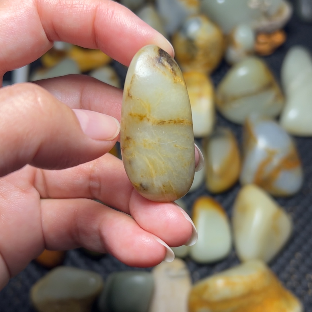 和田玉未镶嵌挂件5