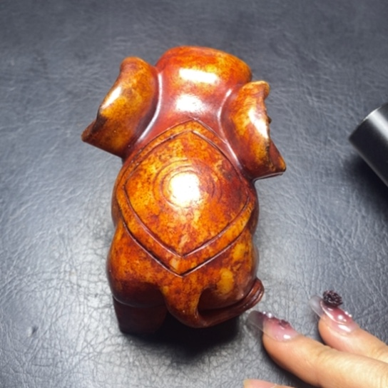 白玉菩提吊坠摆件