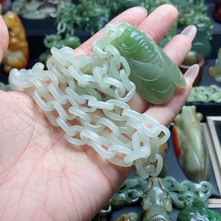 【闪购商品】和田玉颈饰未镶嵌月***来