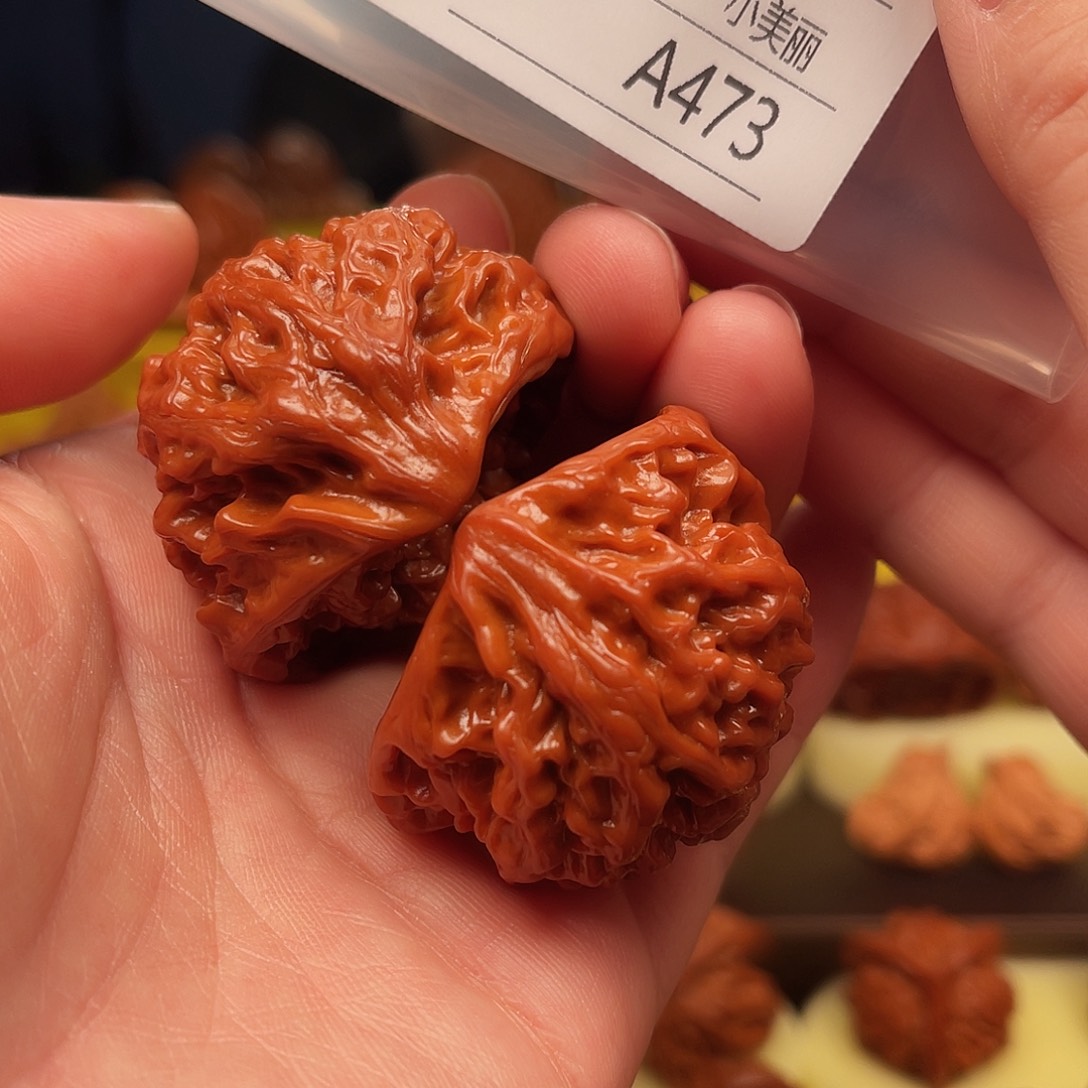 桃核吊坠69扣蛇头