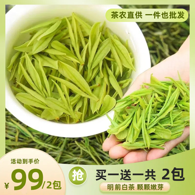 【明前高山白茶】原产地2025新茶白茶春茶醇香豆香栗香高山绿茶