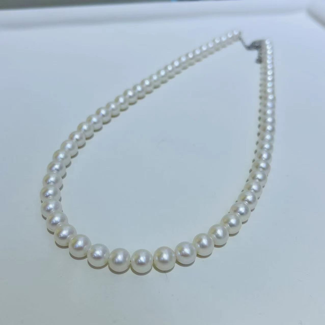 非金属仿珍珠项链 小众设计项链【哎呦家17893】