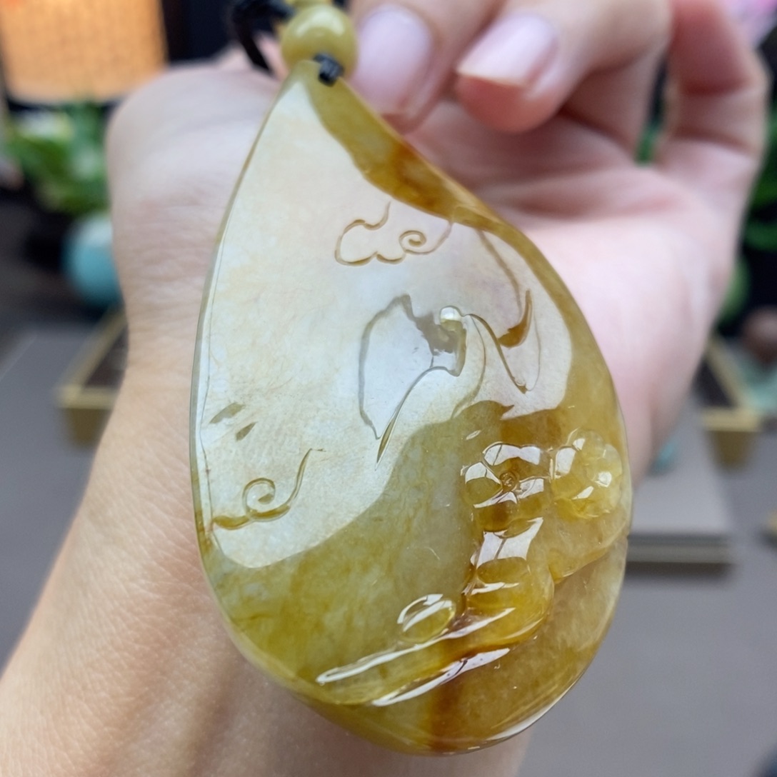 翡翠未镶嵌颈饰吊坠9