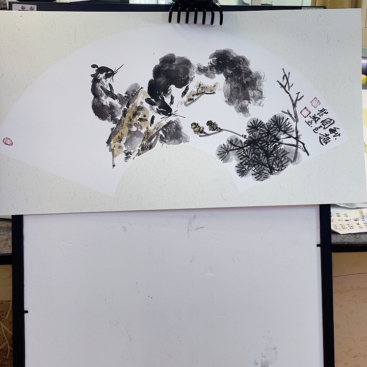 国画张圣敏先生纯手绘作品