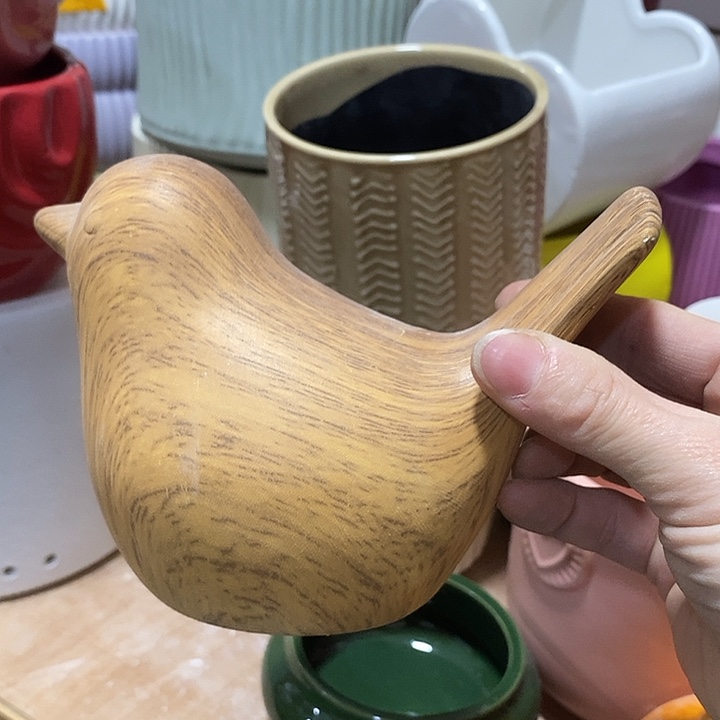 摆件陶水培陶盆无孔 瑕疵介意勿拍