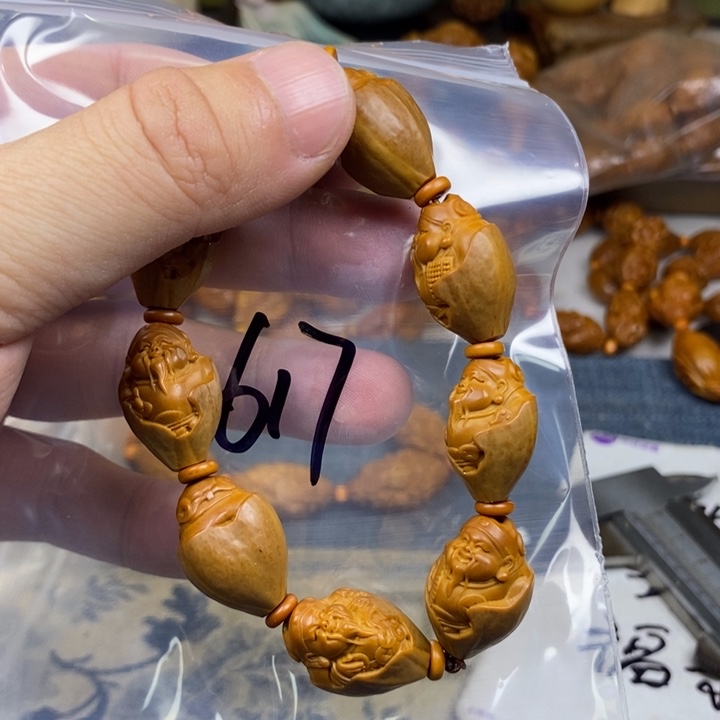 橄榄核手串/手链橄榄核雕工艺手串