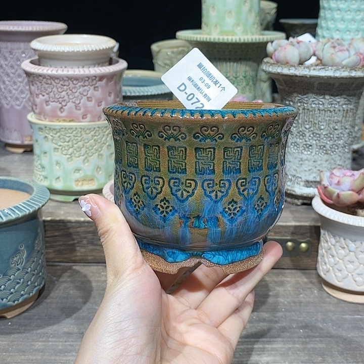 七里烧陶瓷3-9-072口径8?**蚁