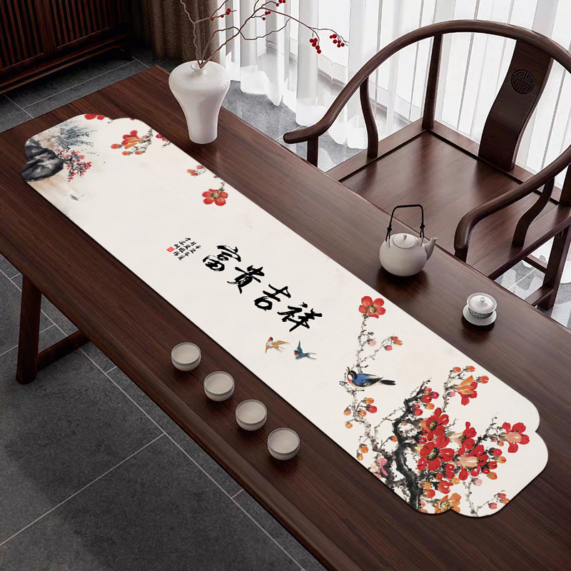 茶桌垫第九代茶席垫吸水垫耐脏茶席沥水垫茶杯垫装饰垫