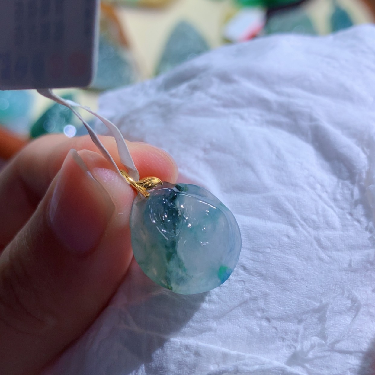 【闪购商品】翡翠未镶嵌吊坠(不含链) 4632