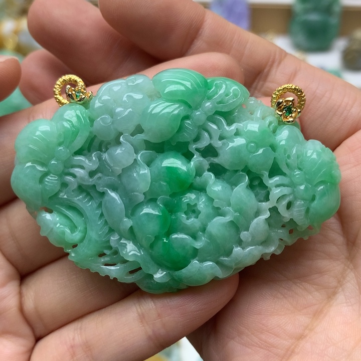颈饰未镶嵌翡翠翡翠