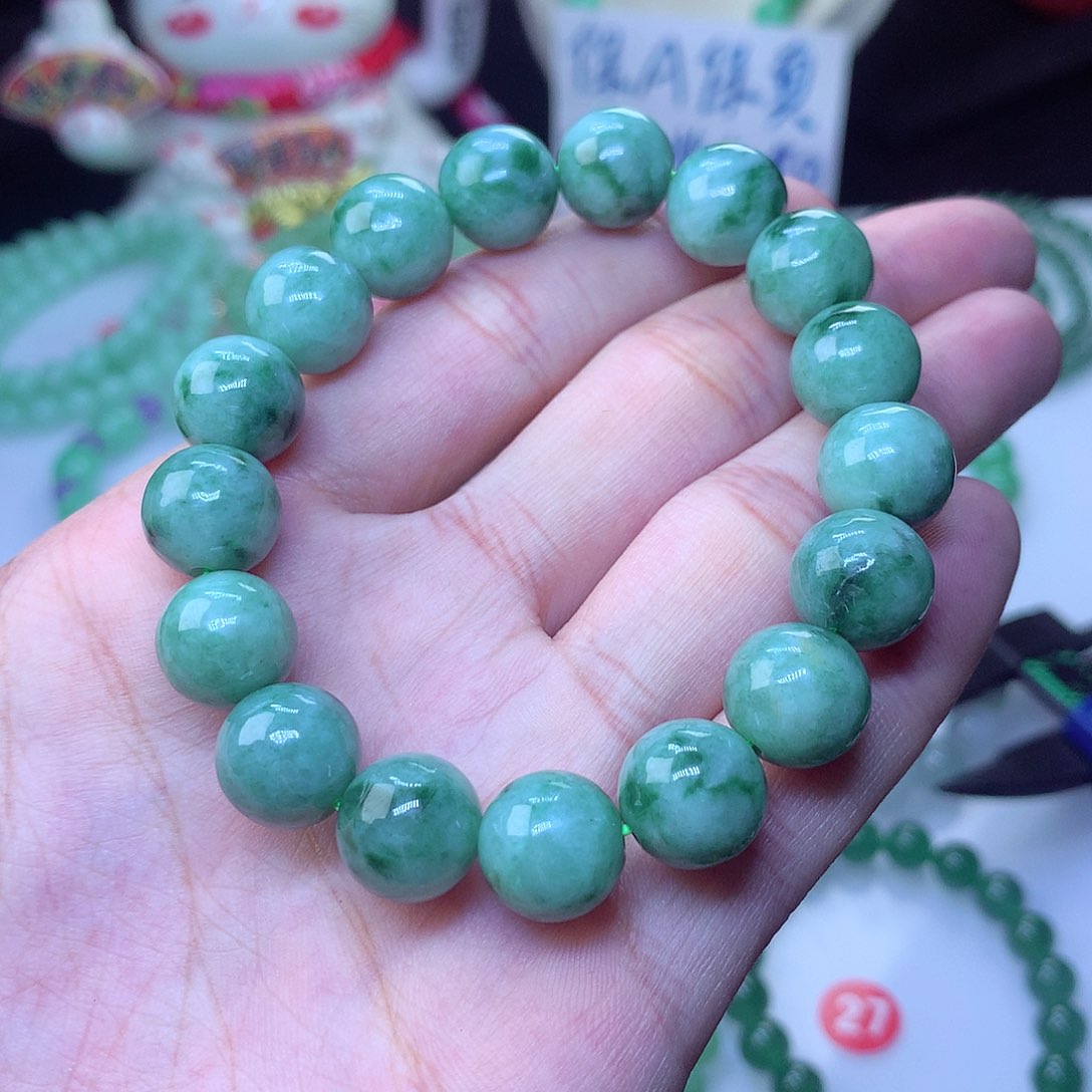 翡翠毛衣链未镶嵌