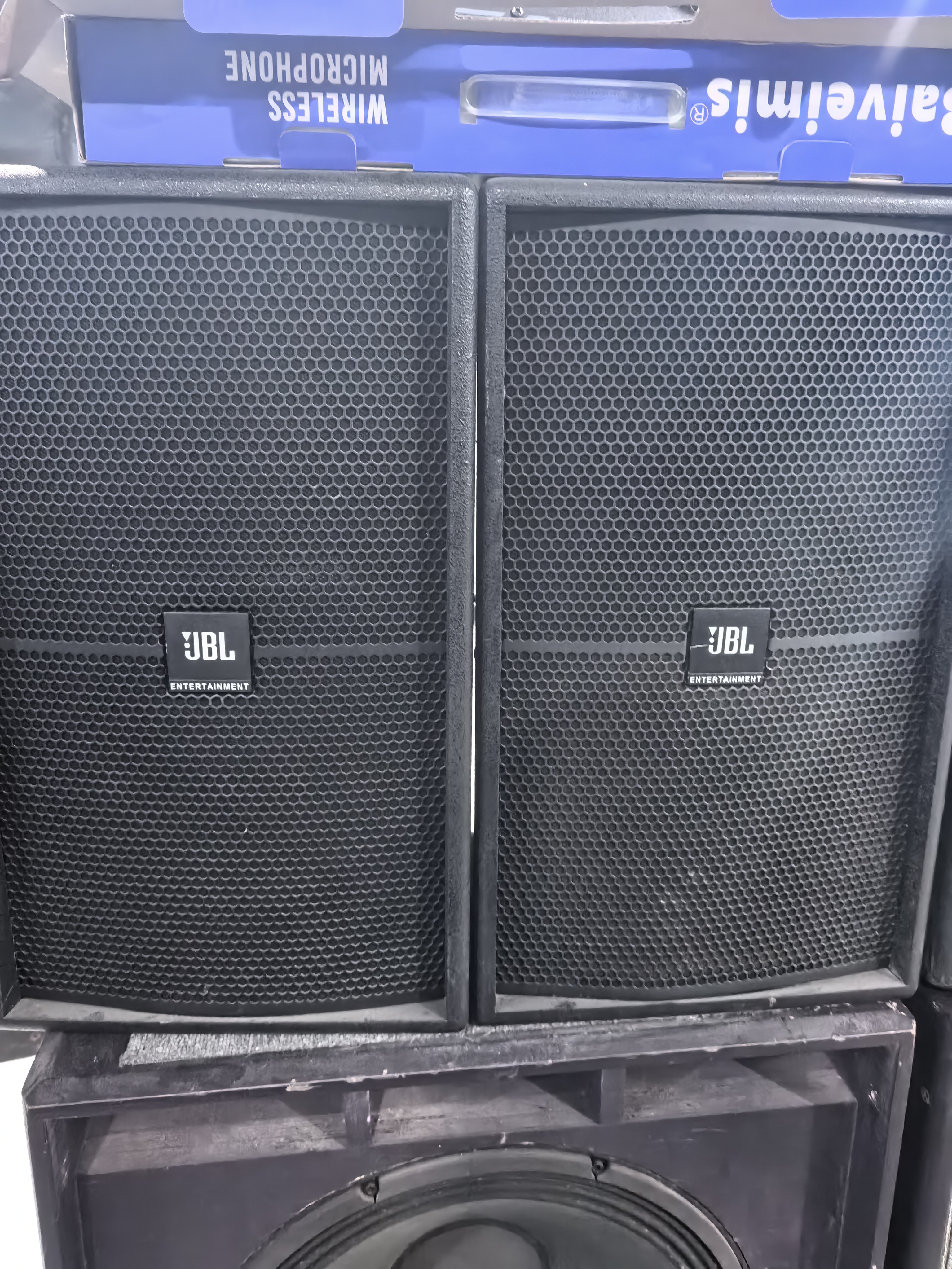 JBL十寸2010音响套装（功放，效果器，话筒）不包邮