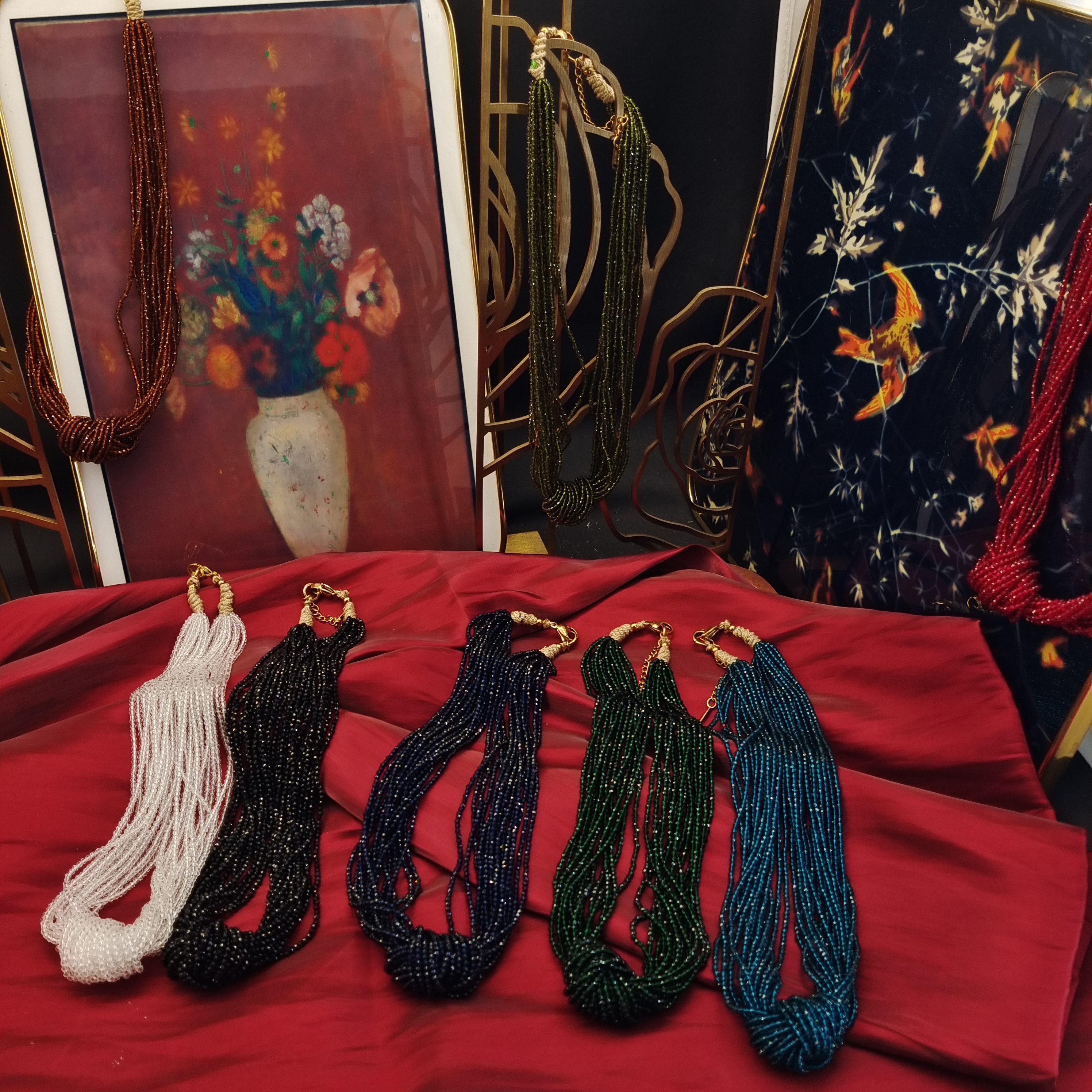 铜合金项链 轻奢多层叠戴设计款项链ST405