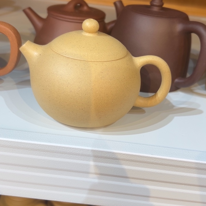 紫砂茶壶茶*黄金段西施100毫升033