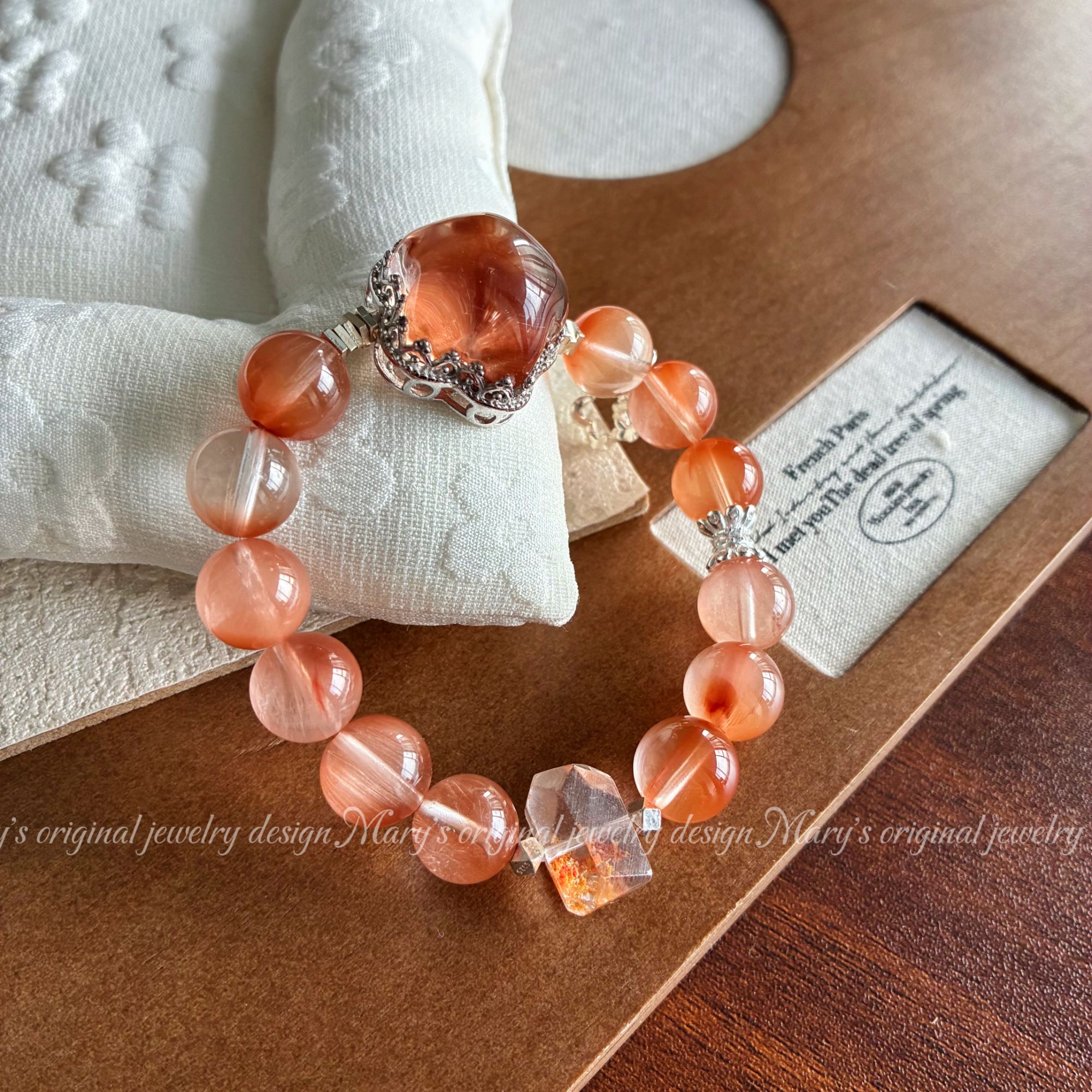 星星蛋面设计款水晶手串