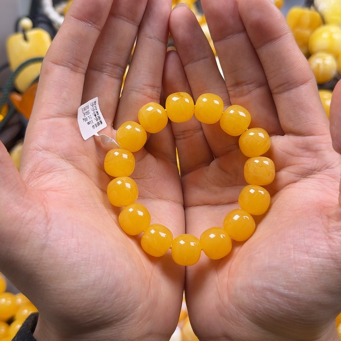 蜜蜡珠宝奇石未镶嵌同料老型14mm