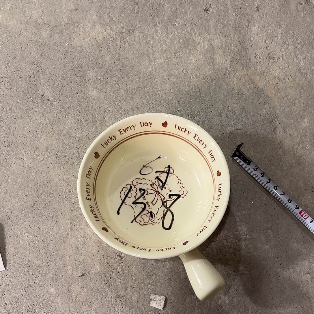 手柄碗小熊6寸一个