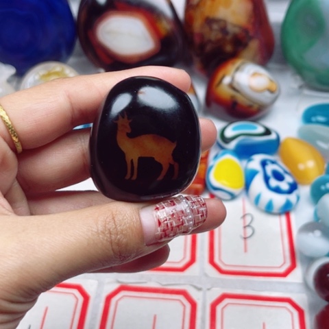 玛瑙/玉髓耳饰未镶嵌